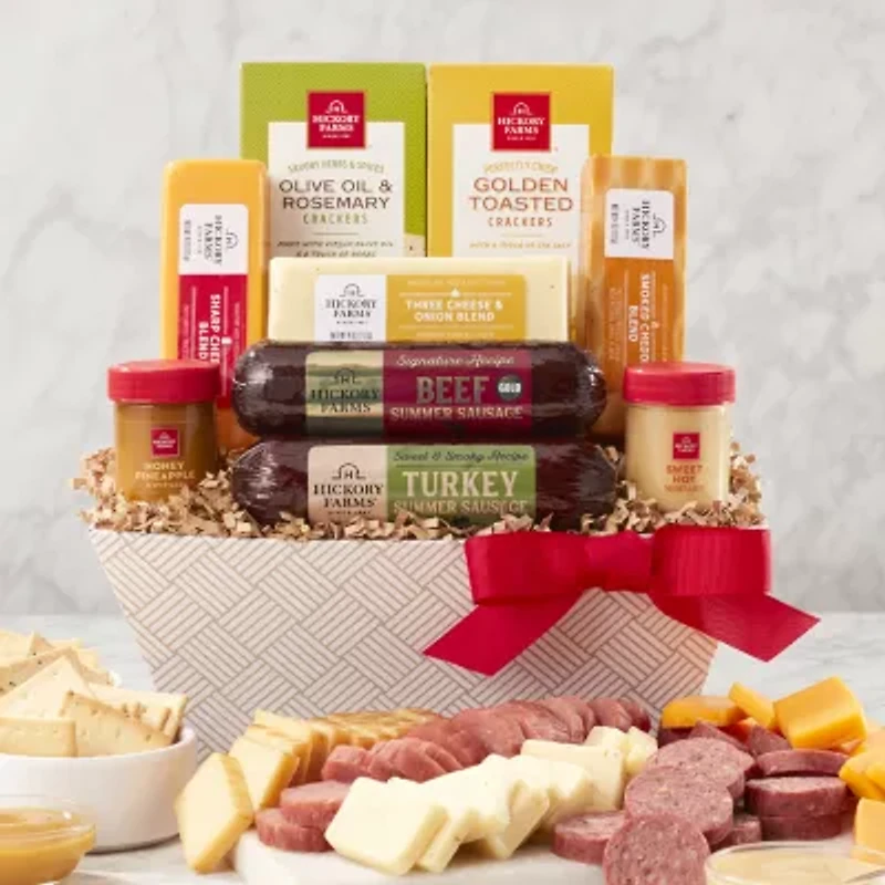 Hickory Farms Signature Flavors Gift Basket Set