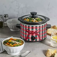 Cooks 1.5-Quart Gingham Bow Slow Cooker