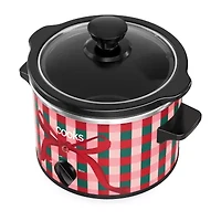 Cooks 1.5-Quart Gingham Bow Slow Cooker