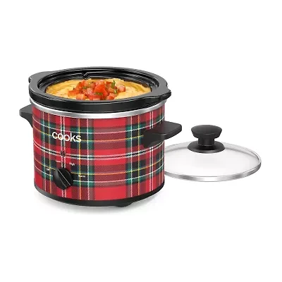 Cooks 1.5-Quart Plaid Slow Cooker