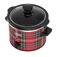 Cooks 1.5-Quart Plaid Slow Cooker