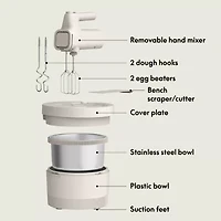 bella 3.5Quart Hand Stand Mixer