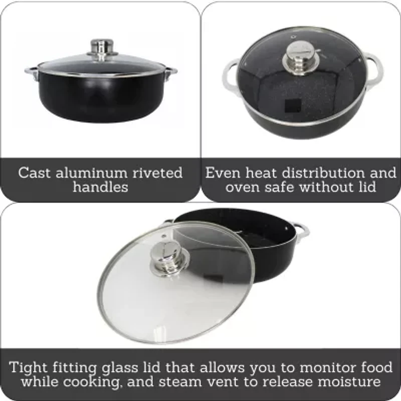 IMUSA Bistro Ceramic 4.4-qt. Caldero with Lid