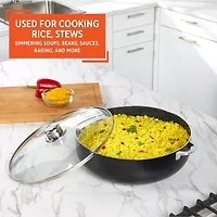 IMUSA Bistro Ceramic 6.9-qt. Caldero with Lid