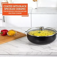 IMUSA Bistro Ceramic 6.9-qt. Caldero with Lid