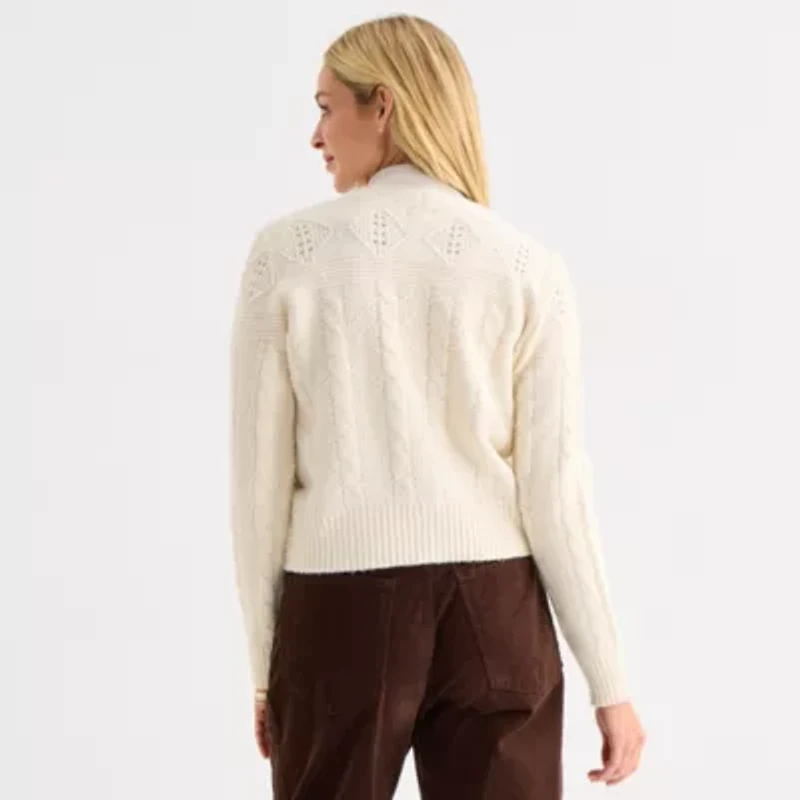 a.n.a Womens V Neck Long Sleeve Button Cardigan