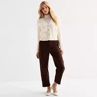 a.n.a Womens V Neck Long Sleeve Button Cardigan