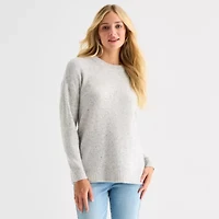 a.n.a Womens Crew Neck Long Sleeve Pullover Sweater