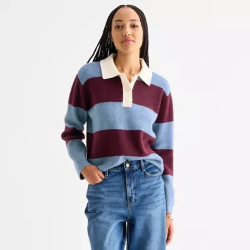 a.n.a Womens Long Sleeve Pullover Sweater