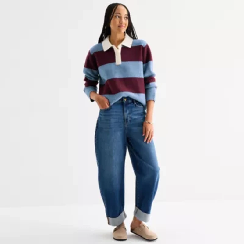 a.n.a Womens Long Sleeve Pullover Sweater