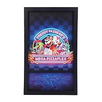 Mega Pizzaplex Black Wooden Frame Wall Art Wall Frame