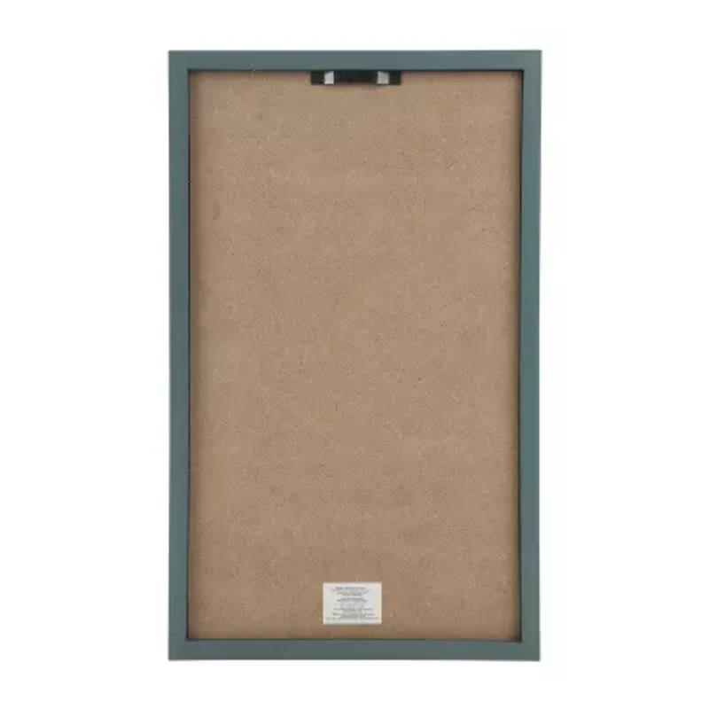 Uss Enterprise Owner'S Manual Replica Gray Wooden Frame Wall Art Wall Frame