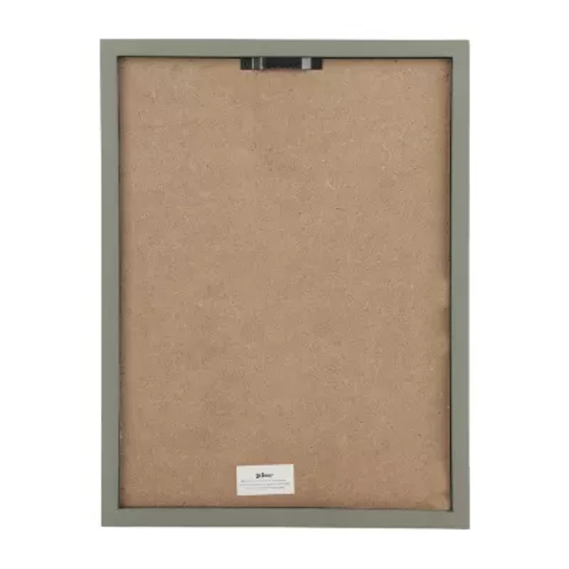 Abc Framed Book Cover Replica Gray Wooden Frame Wall Art Wall Frame