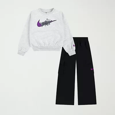 Nike Little Girls 2-pc. Pant Set