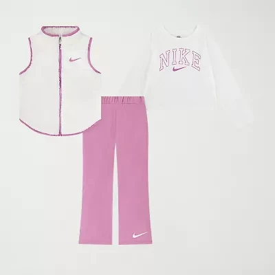 Nike Little Girls 3-pc. Pant Set