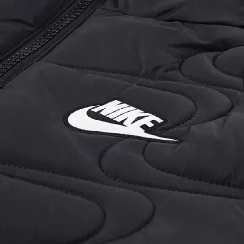 Nike Little Boys Hooded Heavyweight Quilted Jacket