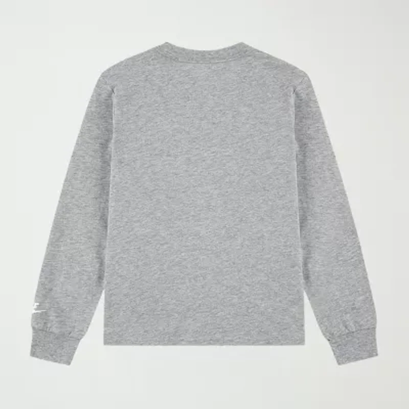 Nike Little Boys Crew Neck Long Sleeve Regular Fit Graphic T-Shirt
