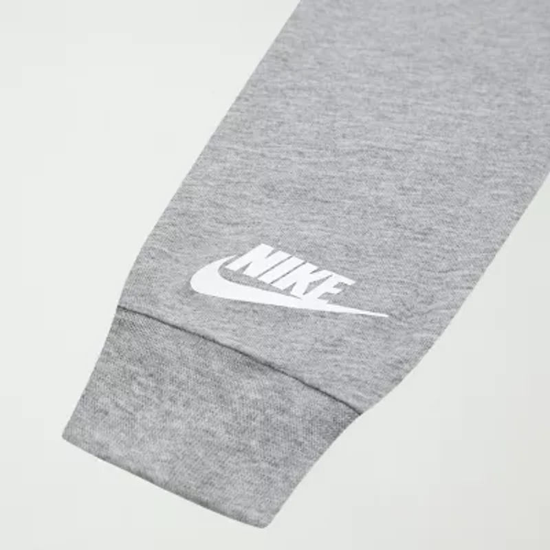 Nike Little Boys Crew Neck Long Sleeve Regular Fit Graphic T-Shirt