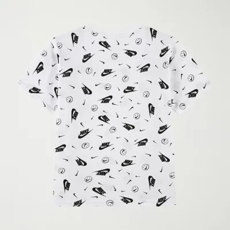 Nike Little Boys Crew Neck Short Sleeve Regular Fit Graphic T-Shirt