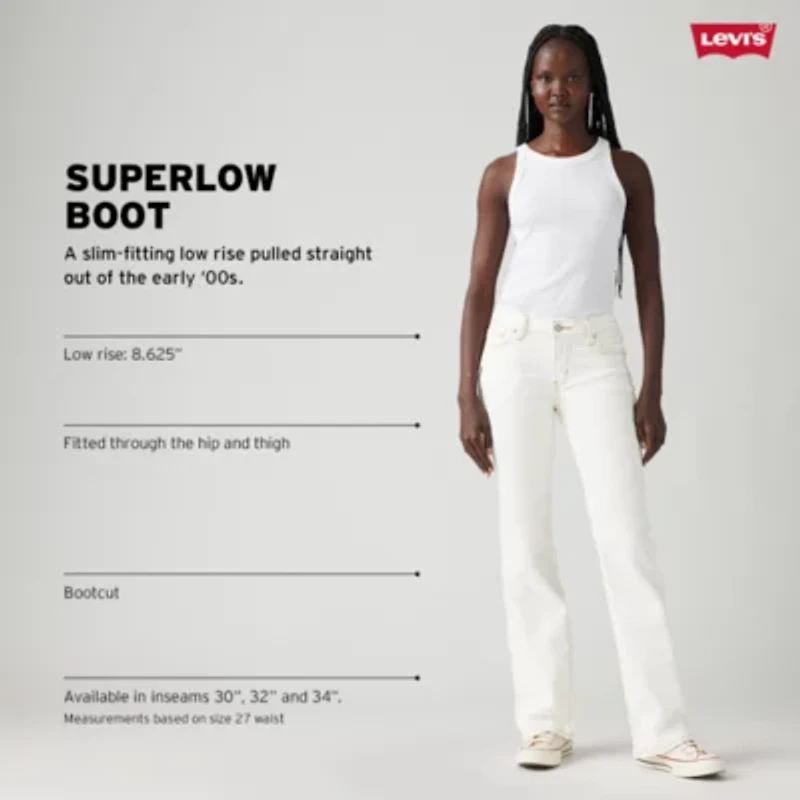 Levi's® Superlow Womens Low Rise Bootcut Jean
