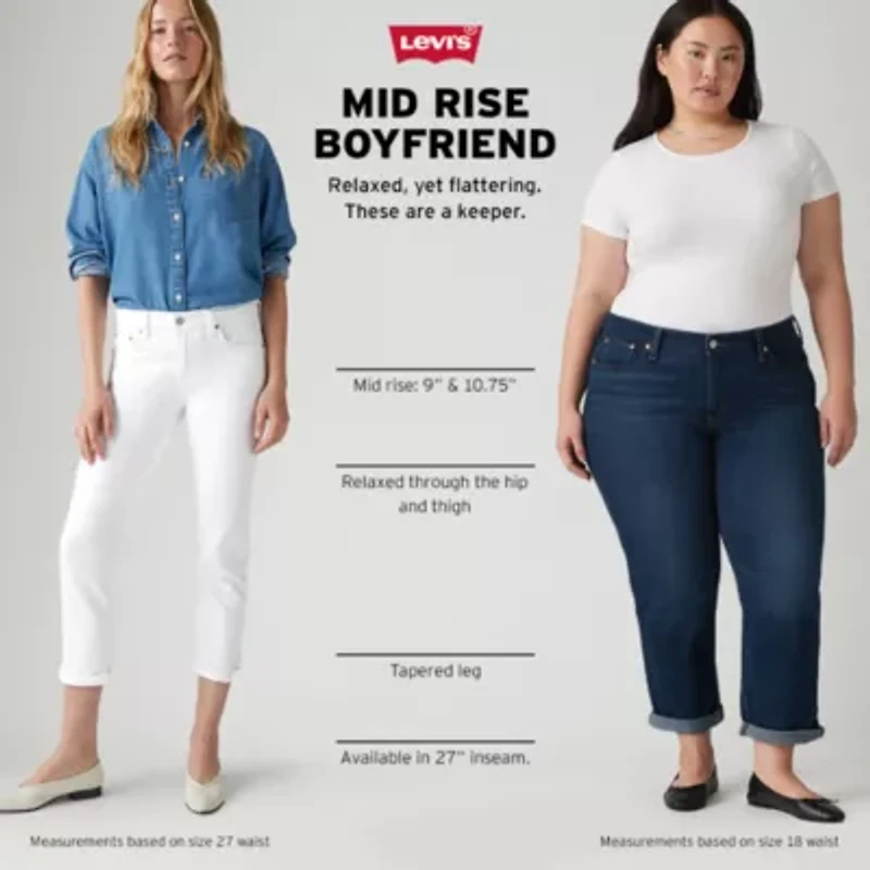 Levi's® Womens Mid Rise Boyfriend Jean