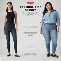 Levi's® Womens Stretch Fabric 721™ Skinny Fit Slim Fit Jean