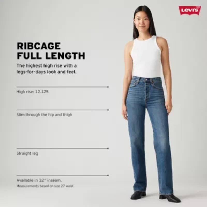 Levi's® Women's Low Rise Seamed Straight Leg Jean