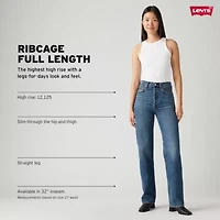 Levi's® Women's Low Rise Seamed Straight Leg Jean