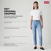 Levi's® Womens High Rise 501 Crop Straight Leg Jean
