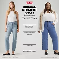 Levi's® Women's High Rise Ribcage Straight Ankle Jeans