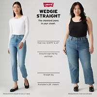 Levi's® Wedgie Straight Womens High Rise Straight Leg Jean