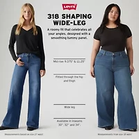 Levi's® Women’s Mid Rise 318 Shaping Wide Leg Jeans