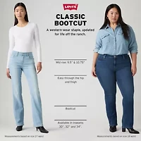 Levi's® Womens Plus Mid Rise Classic Bootcut Jean