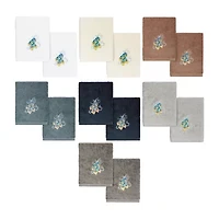 Linum Home Textiles Penelope 2-pc. Embellished Washcloth