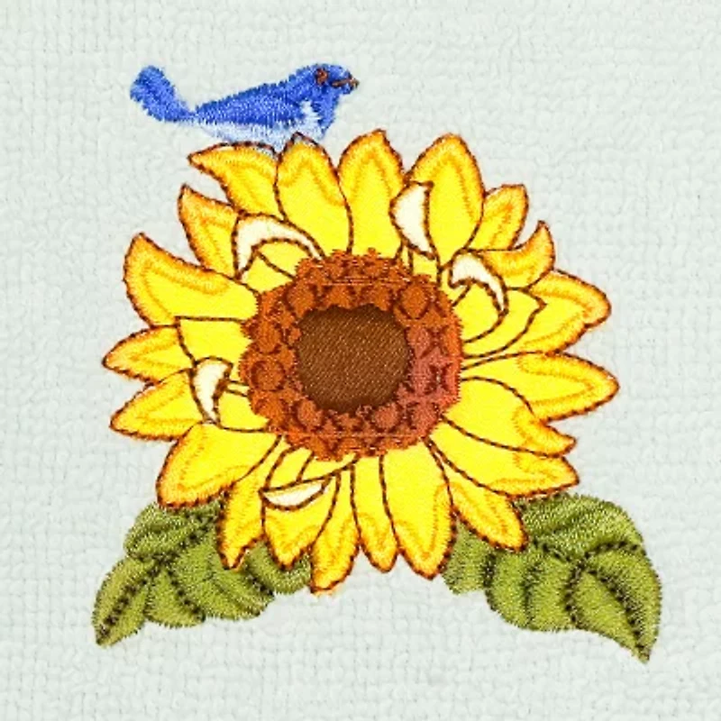 Linum Home Textiles Girasol 2-pc. Embellished Fingertip Towel