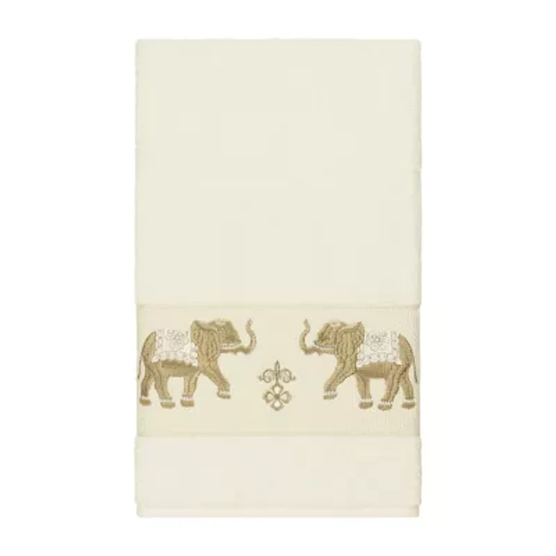 Linum Home Textiles Quinn Embellished Animal Bath Towel