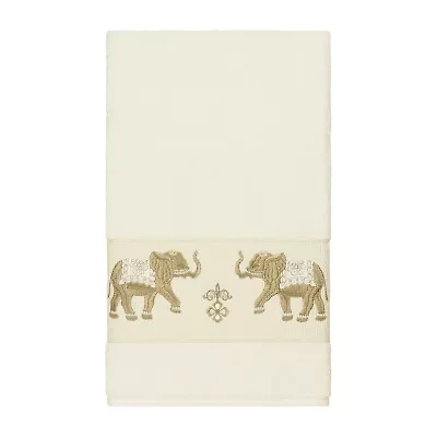 Linum Home Textiles Quinn Embellished Animal Bath Towel