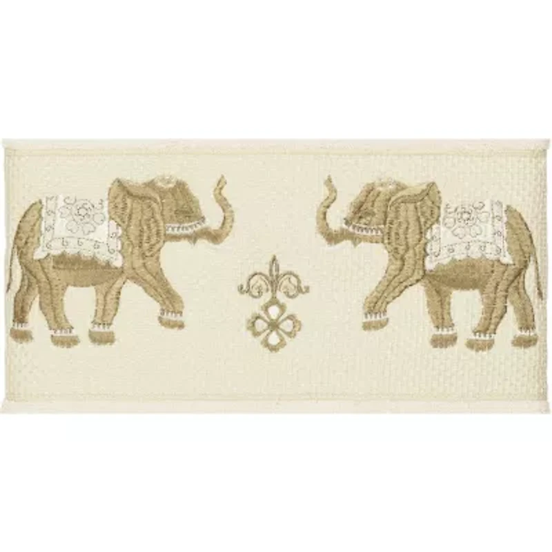 Linum Home Textiles Quinn Embellished Animal Bath Towel