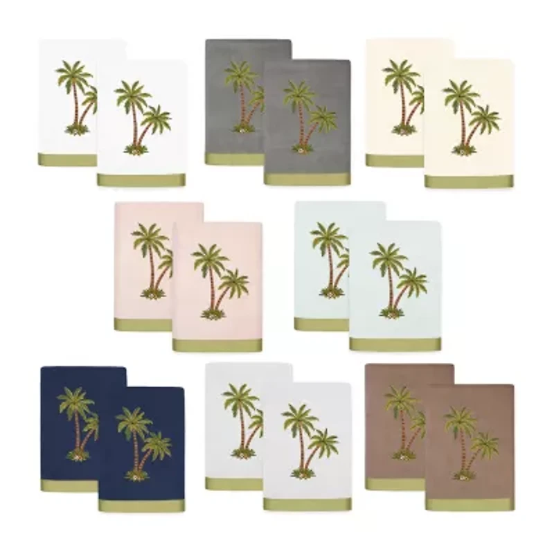 Linum Home Textiles Palmera 2-pc. Embellished Hand Towel