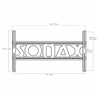 Corliving Fixed 70" and Up TV Wall Mount