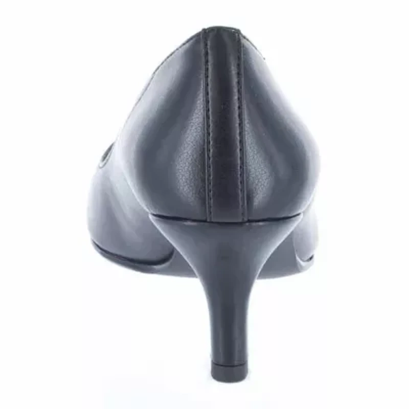 Easy Street Chiffon Womens Pointed Stiletto Heel Pumps