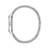 Caravelle Designed By Bulova Womens Silver Tone Stainless Steel Bracelet Watch 43m119