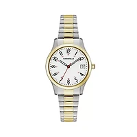 Caravelle Designed By Bulova Womens Two Tone Stainless Steel Bracelet Watch 45m111