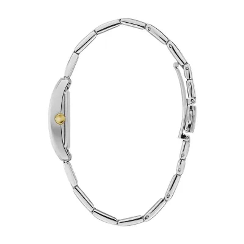 Caravelle Designed By Bulova Womens Two Tone Stainless Steel Bracelet Watch 45l167
