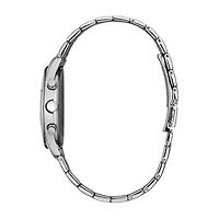 Caravelle Designed By Bulova Mens Silver Tone Stainless Steel Bracelet Watch 43b158