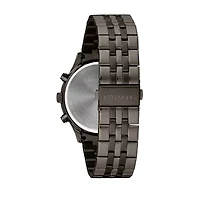 Caravelle Designed By Bulova Mens Chronograph Stainless Steel Bracelet Watch 45a141