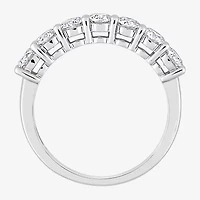 Womens 1 CT. T.W. Lab Created White Moissanite 10K Gold Eternity Band