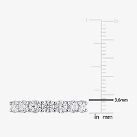 Womens 1 CT. T.W. Lab Created White Moissanite 10K Gold Eternity Band