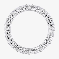 Womens 2.5MM 1 1/2 CT. T.W. Lab Created White Moissanite 10K Gold Eternity Band