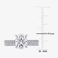 Womens 1/ CT. T.W. Lab Created White Moissanite 14K Gold Bridal Set